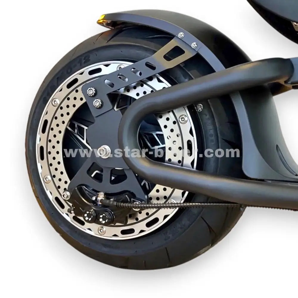 Star-Biker Bobber M8S Custom mit starkem Radnabenmotor im Hinterrad – leistungsstarker E-Chopper mit 140 Nm Drehmoment