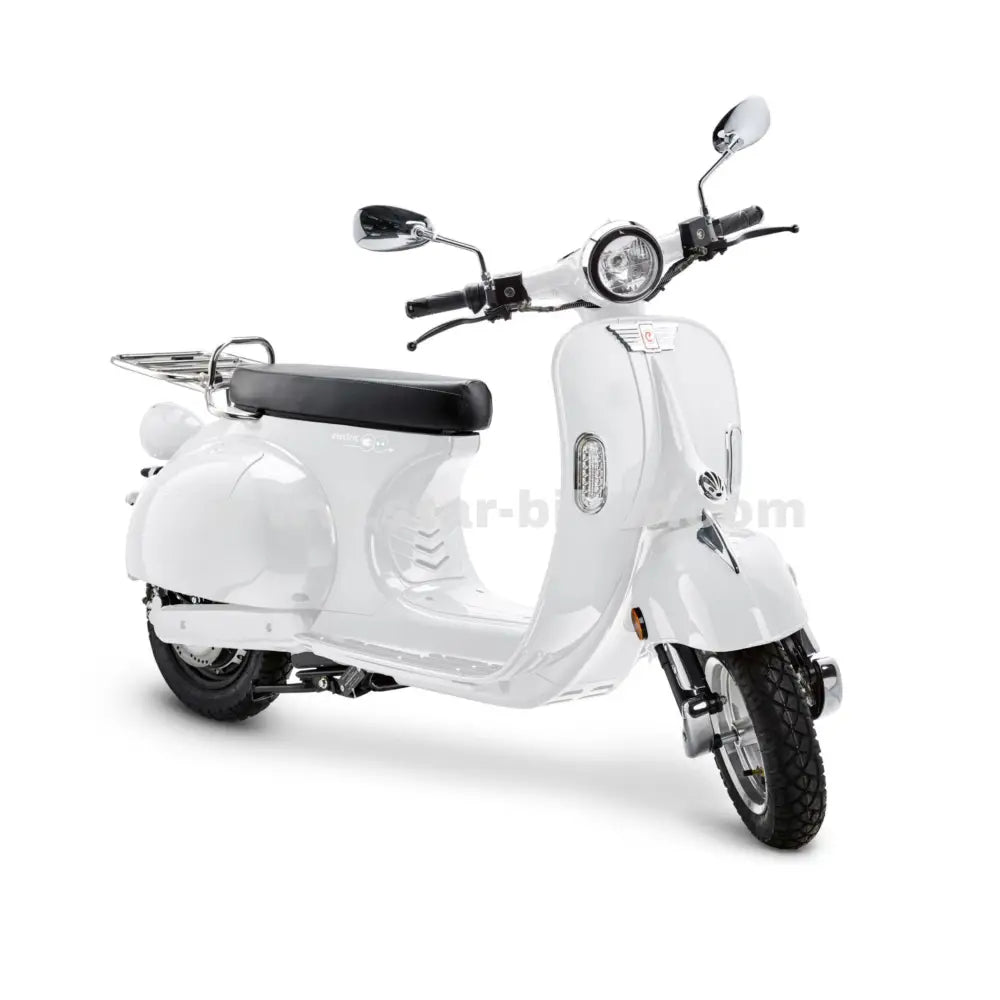 Farbauswahl des Shelwy Italian Elektrorollers – z. B. in Pistachio Pearl, Lagoon Blue oder Alpine White