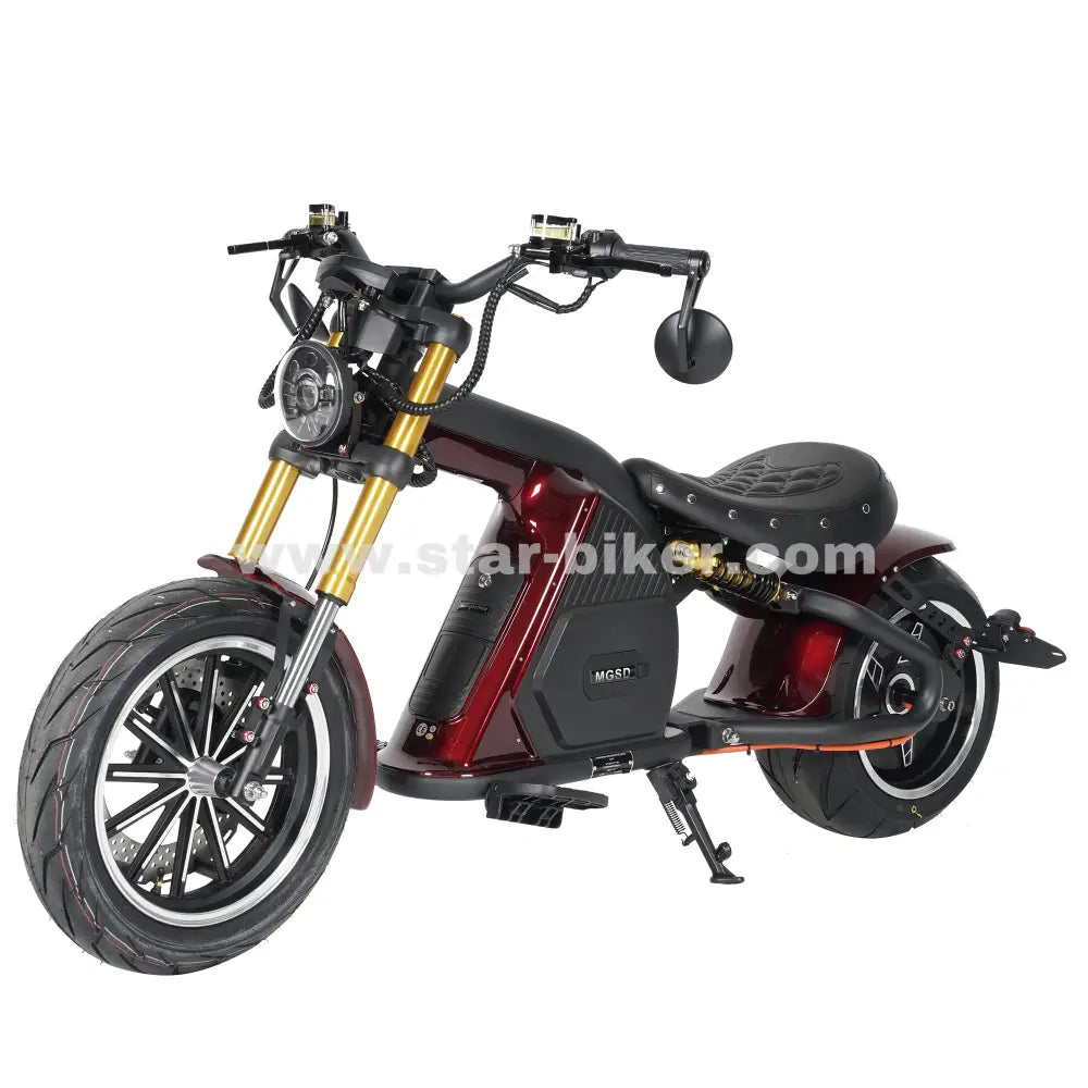 E-Roller E-Chopper Star-Biker Chopper Custom (Mangosteen M8S)  – Elektroroller mit 80 km/h oder 125 km/h & Straßenzulassung jetzt kaufen