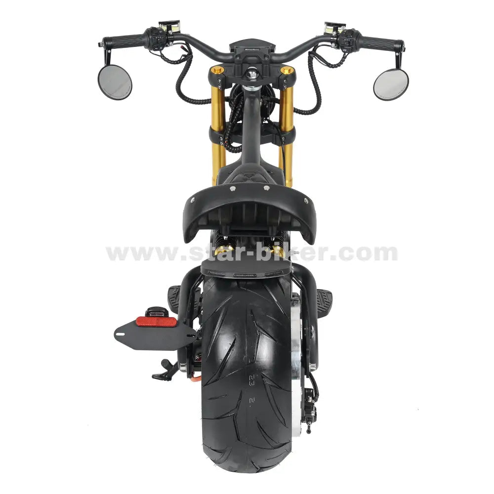 E-Roller E-Chopper Star-Biker Chopper Custom (Mangosteen M8S)  – Elektroroller mit 45 km/h & Straßenzulassung jetzt kaufen