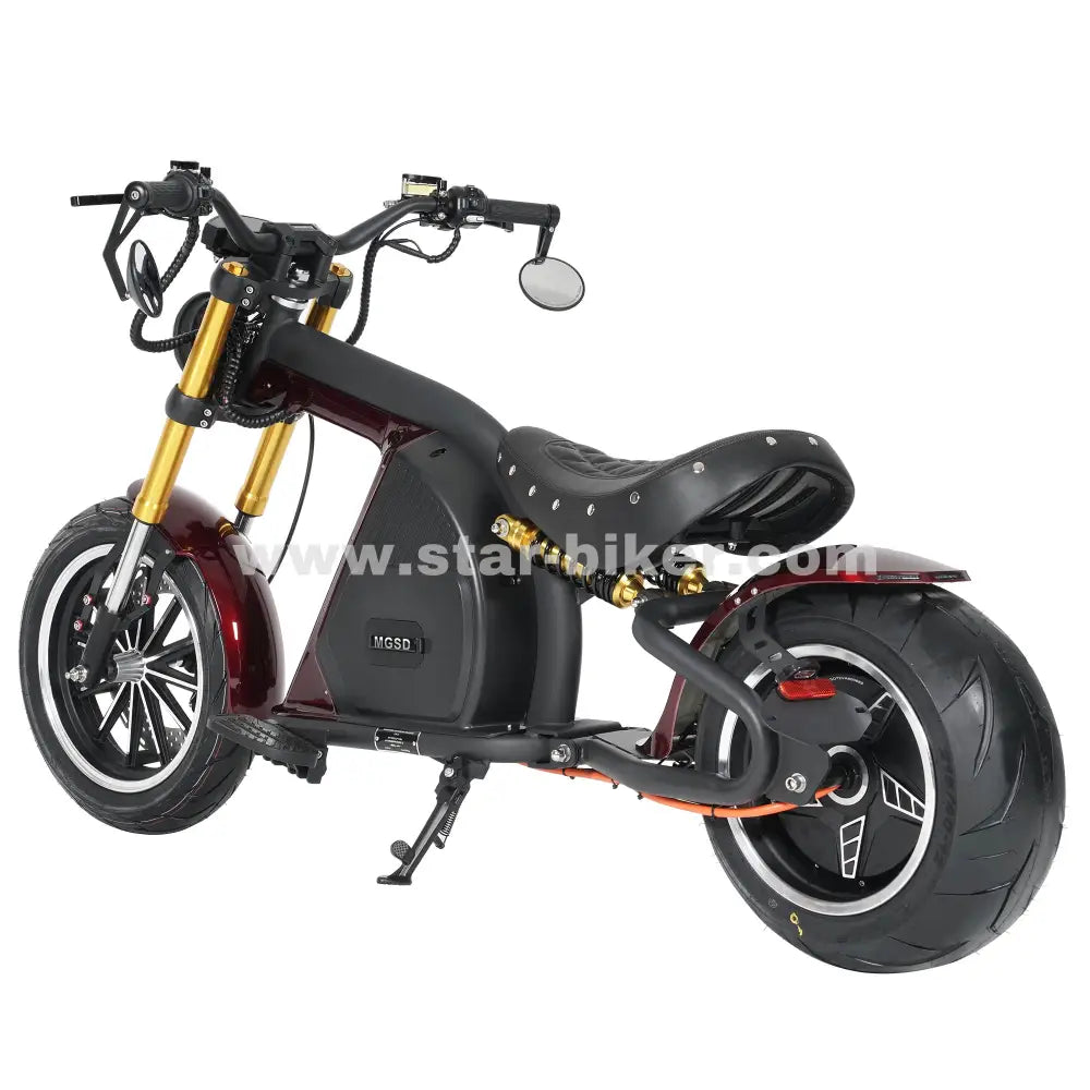 E-Roller E-Chopper Star-Biker Chopper Custom (Mangosteen M8S)  – Elektroroller mit 45 km/h & Straßenzulassung jetzt kaufen