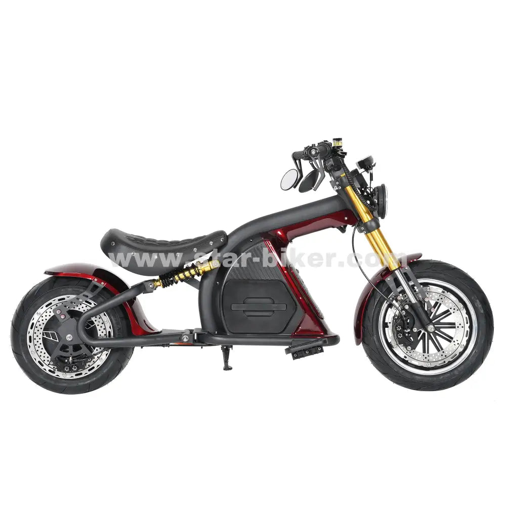 E-Roller E-Chopper Star-Biker Chopper Custom (Mangosteen M8S)  – Elektroroller mit 45 km/h & Straßenzulassung jetzt kaufen