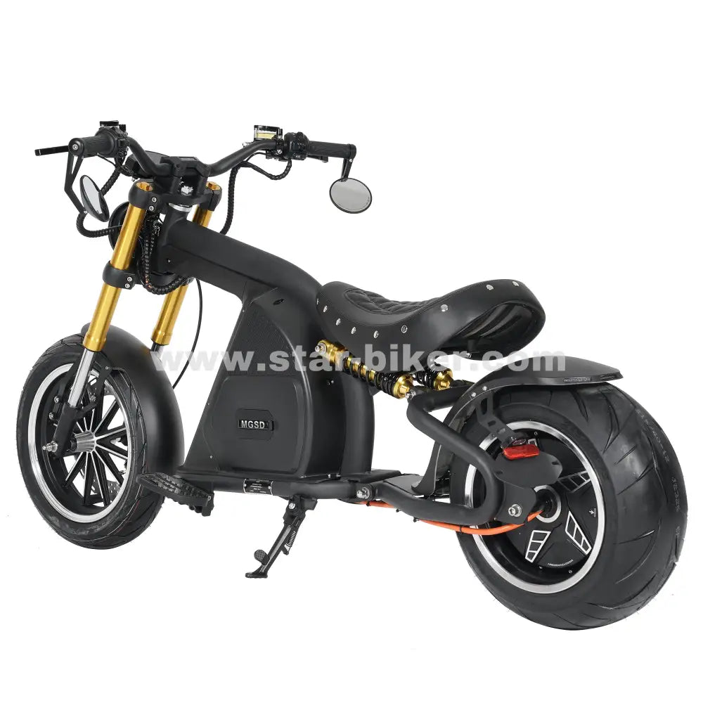 E-Roller E-Chopper Star-Biker Chopper Custom (Mangosteen M8S)  – Elektroroller mit 45 km/h & Straßenzulassung jetzt kaufen