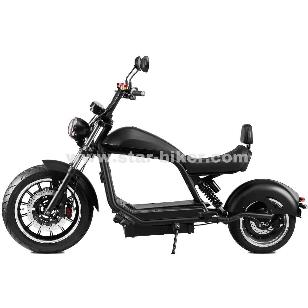 Star-Biker Chopper 6.0s in Shadow Black – sportlicher E-Chopper mit tiefschwarzer Lackierung und kraftvollem Design