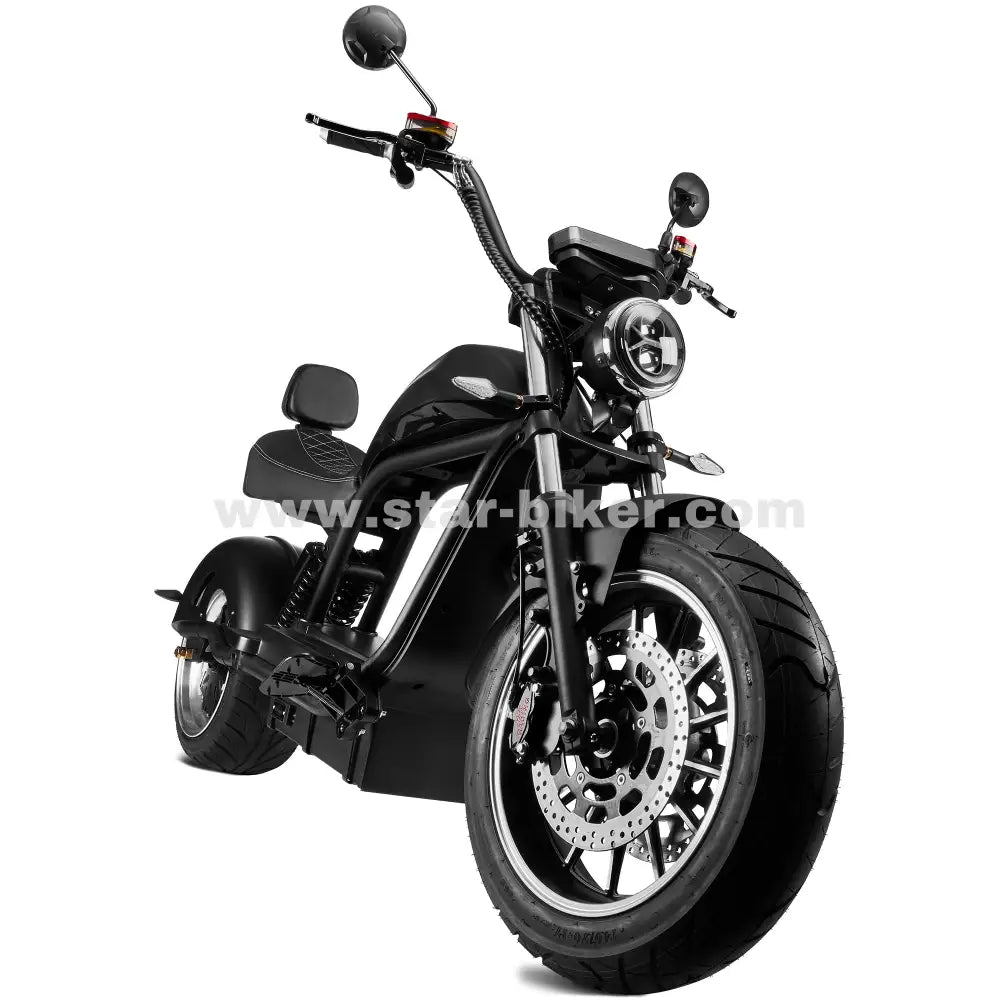 Star-Biker Chopper 6.0s in Shadow Black – sportlicher E-Chopper mit tiefschwarzer Lackierung und kraftvollem Design