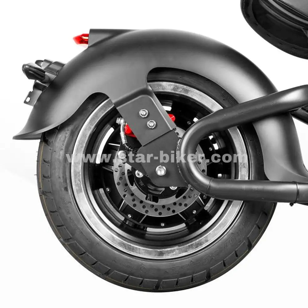 Star-Biker Chopper M1P im futuristischen Design mit 30Ah Akku – elektrischer E-Chopper mit 45 km/h Straßenzulassung für Stadt- und Überlandfahrten