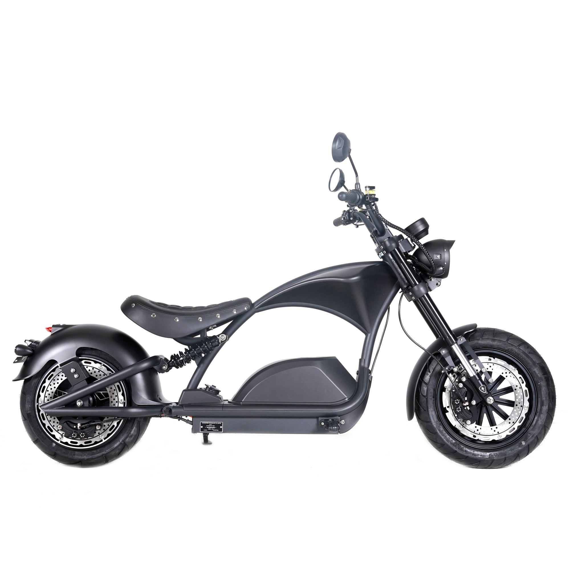 Star-Biker Chopper M1PS Knight – 85 km/h Elektromotorrad mit LED, Alarmsystem & Straßenzulassung in Deutschland