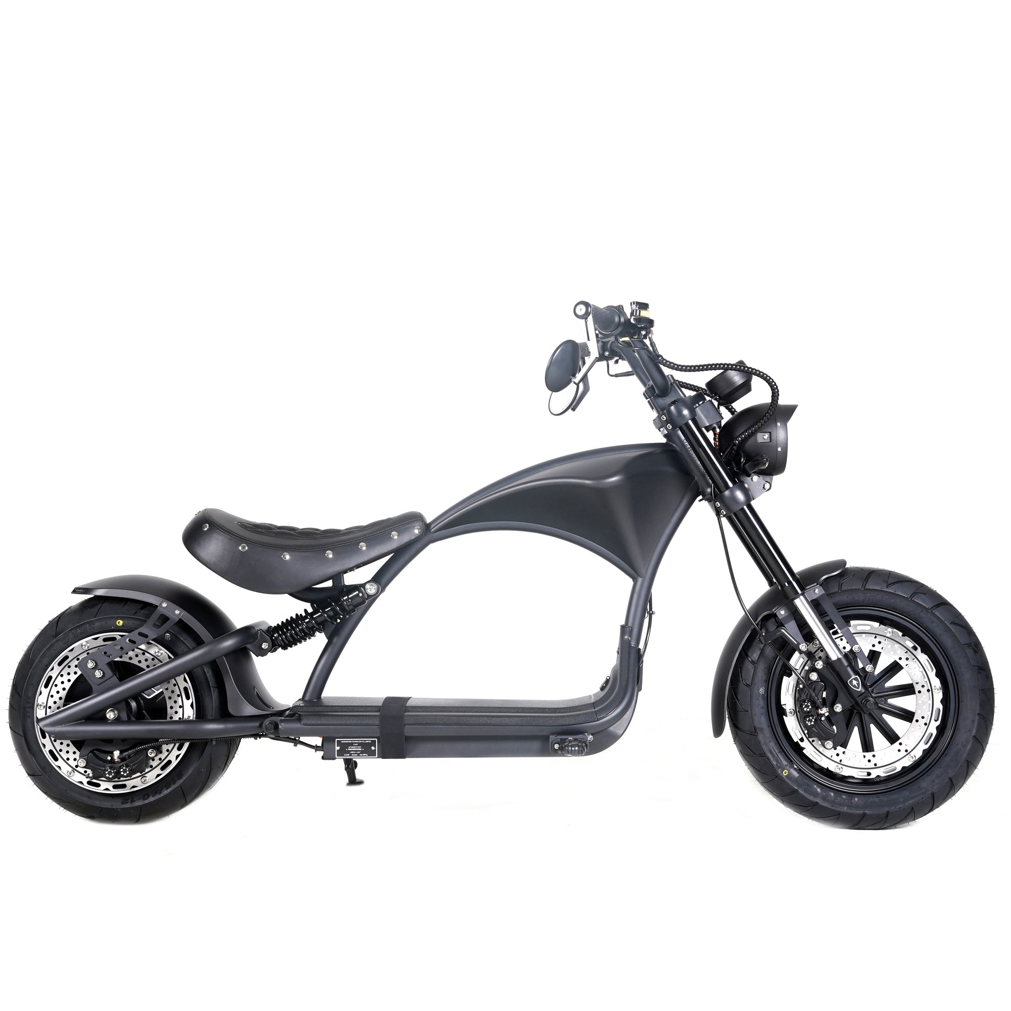 Star-Biker Chopper M1P Custom – 45 km/h E-Chopper mit Straßenzulassung, LED-Beleuchtung und 14-Zoll-Vorderrad in Deutschland