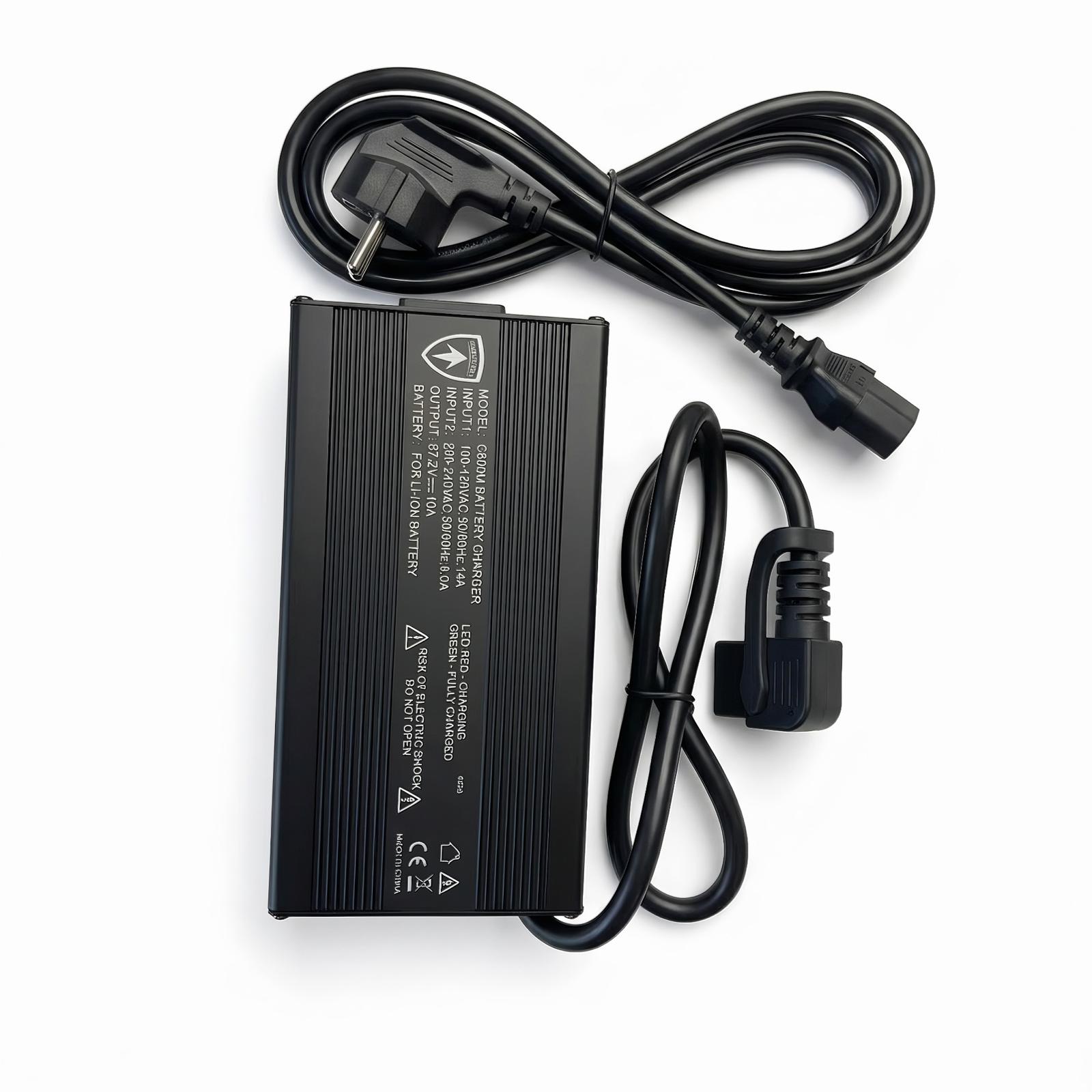 72V Ladegerät 10A für E-Chopper Star-Biker M1PS Knight Lithium Batterie