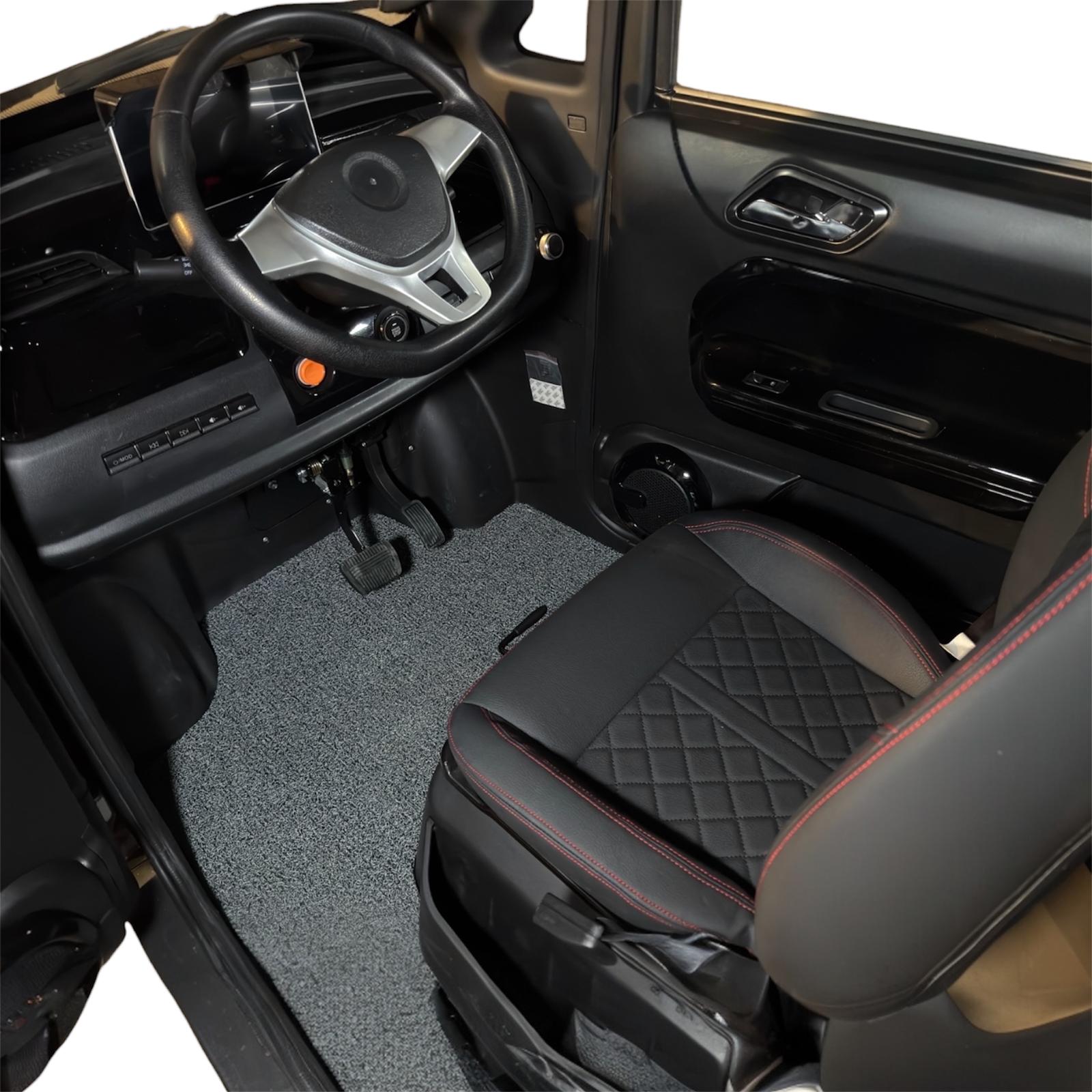 SEVION Kabinenroller Cockpit mit Lenkrad und Sitz im Innenraum