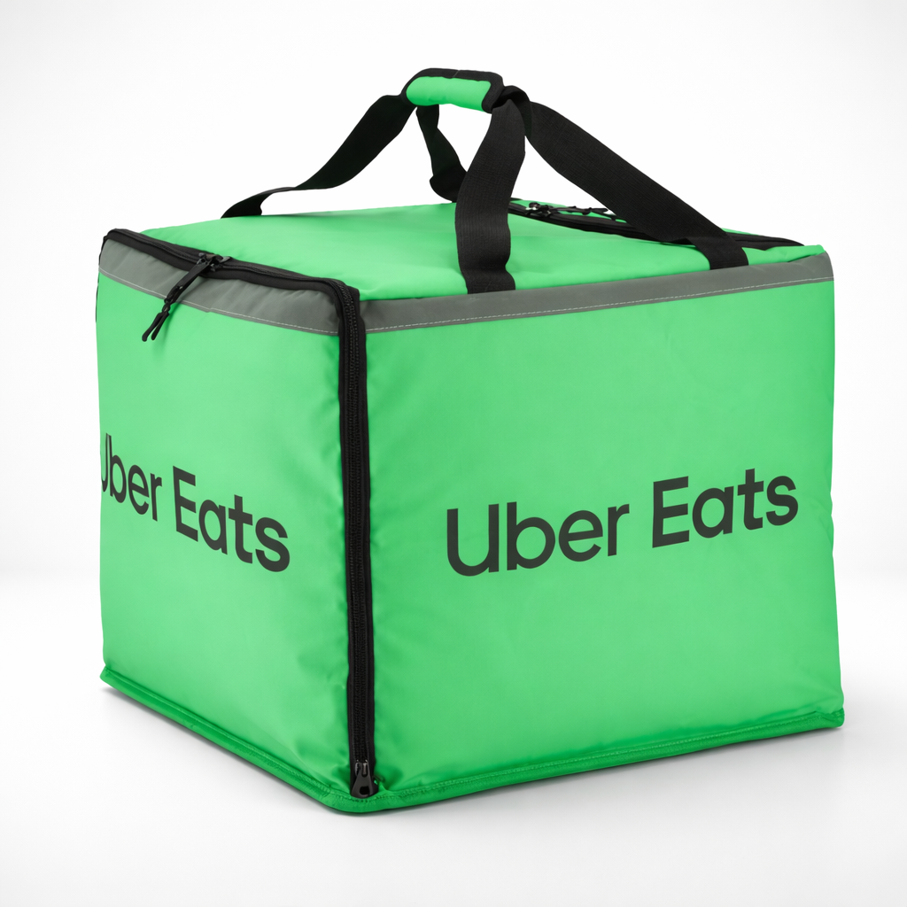 Offizielle Uber Eats Liefertragetasche mit Logo und robustem Design für Food-Delivery Fahrer und Lieferdienste