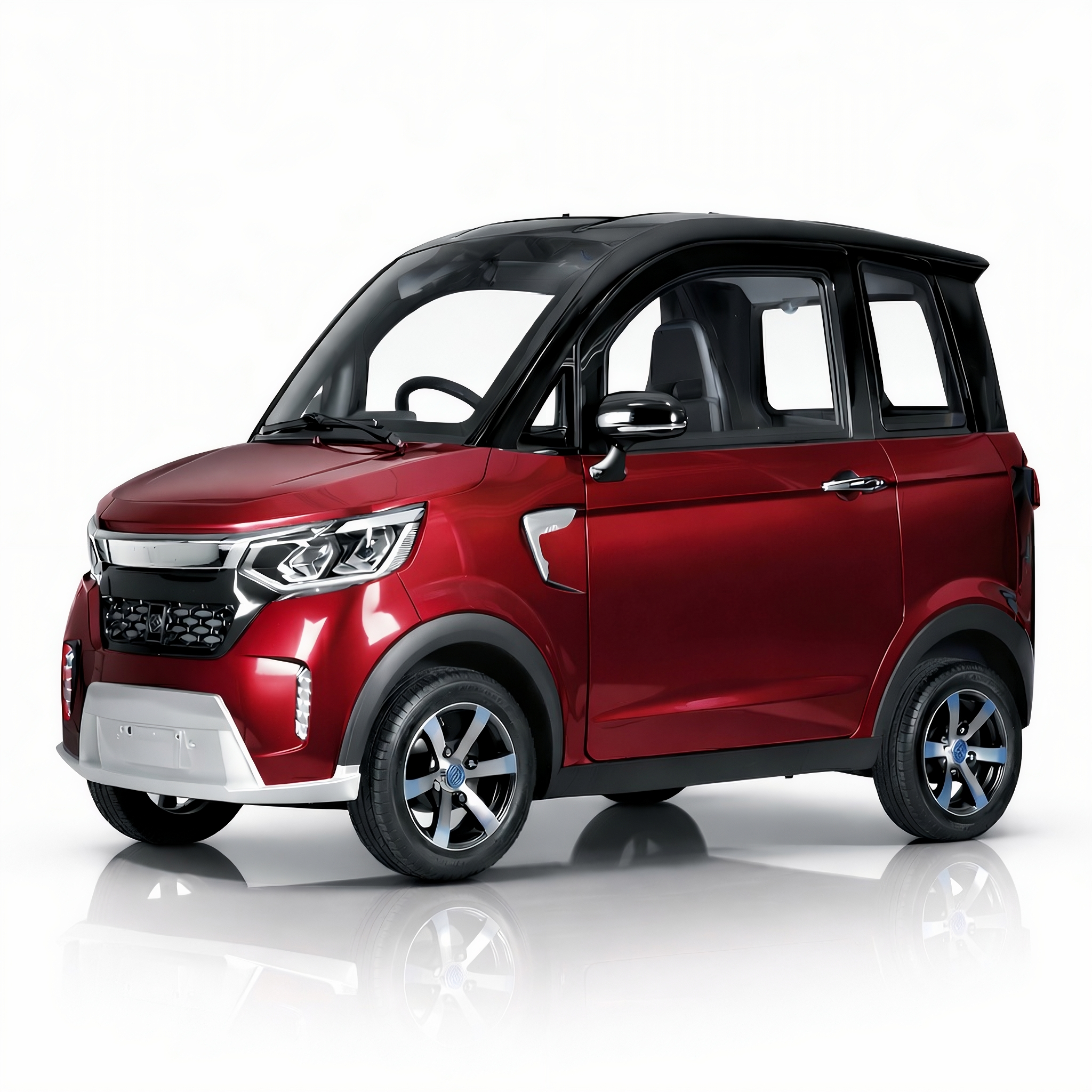 SEVION Kabinenroller in Weinrot – Premium Elektro Kabinenfahrzeug mit bis zu 140 km Reichweite