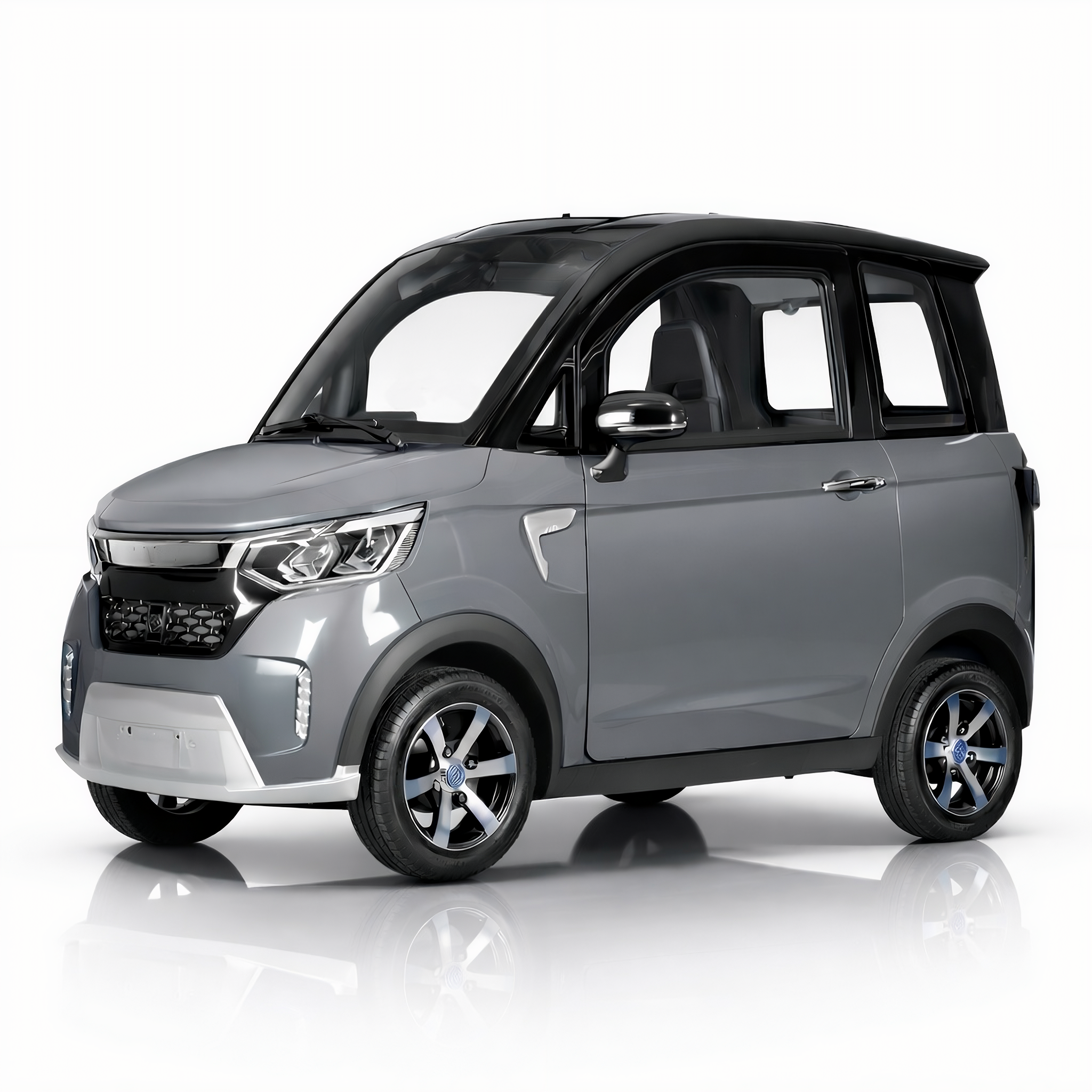 SEVION Kabinenroller in Nardo Grau – elektrisches Kabinenfahrzeug 25 km/h mit moderner LED-Front