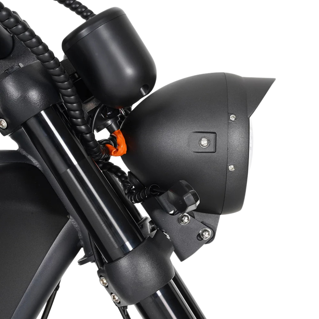 Scheinwerfergehäuse Detail Star-Biker Chopper M1P Outlaw Mangosteen M1P Futura X9