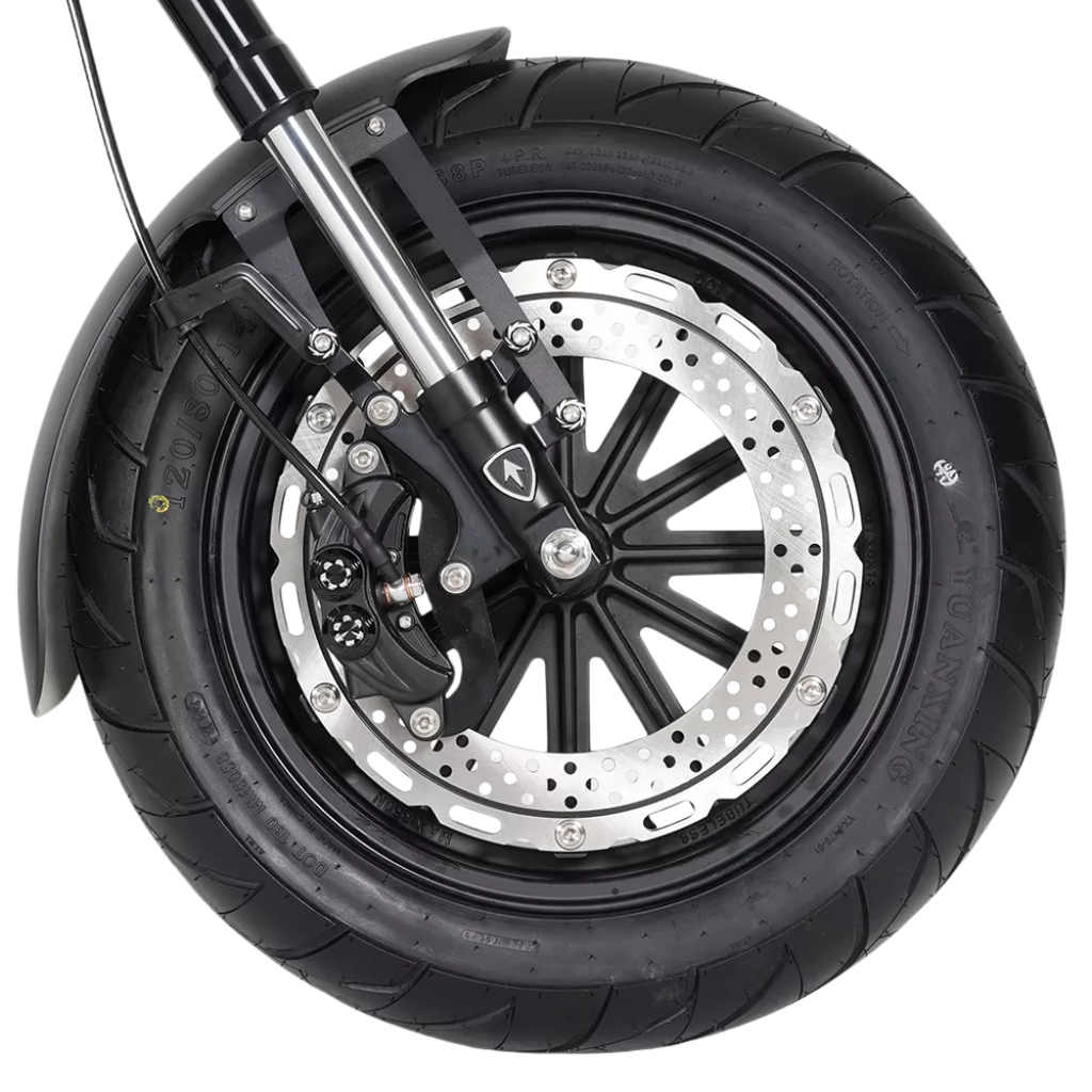 Vorderrad Scheibenbremse Star-Biker Chopper M1P Outlaw elektrischer Chopper Mangosteen M1P Futura X9