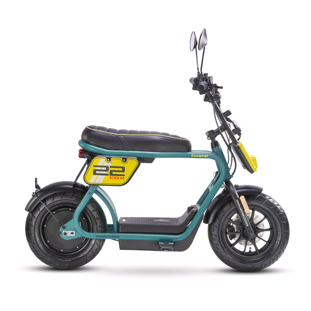 Star-Biker Monkey Street in Petrol, kompakter E-Scooter mit Straßenreifen