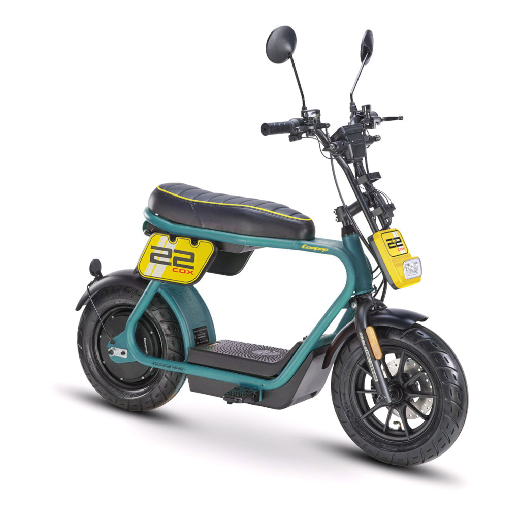 Star-Biker Monkey Street in Petrol, kompakter E-Scooter mit Straßenreifen