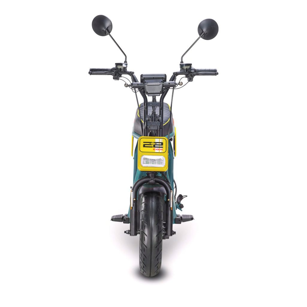Star-Biker Monkey Street in Petrol, kompakter E-Scooter mit Straßenreifen