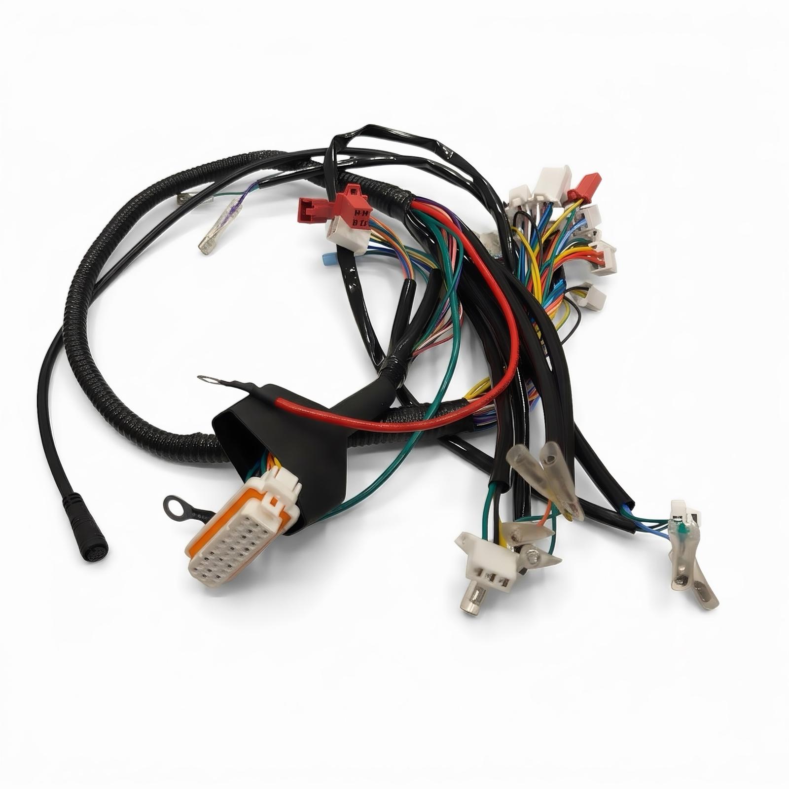 Kompletter Kabelbaum mit mehreren Steckverbindungen und Kabelsträngen für Star-Biker Chopper 6.0s E-Chopper Elektrik Ersatzteil