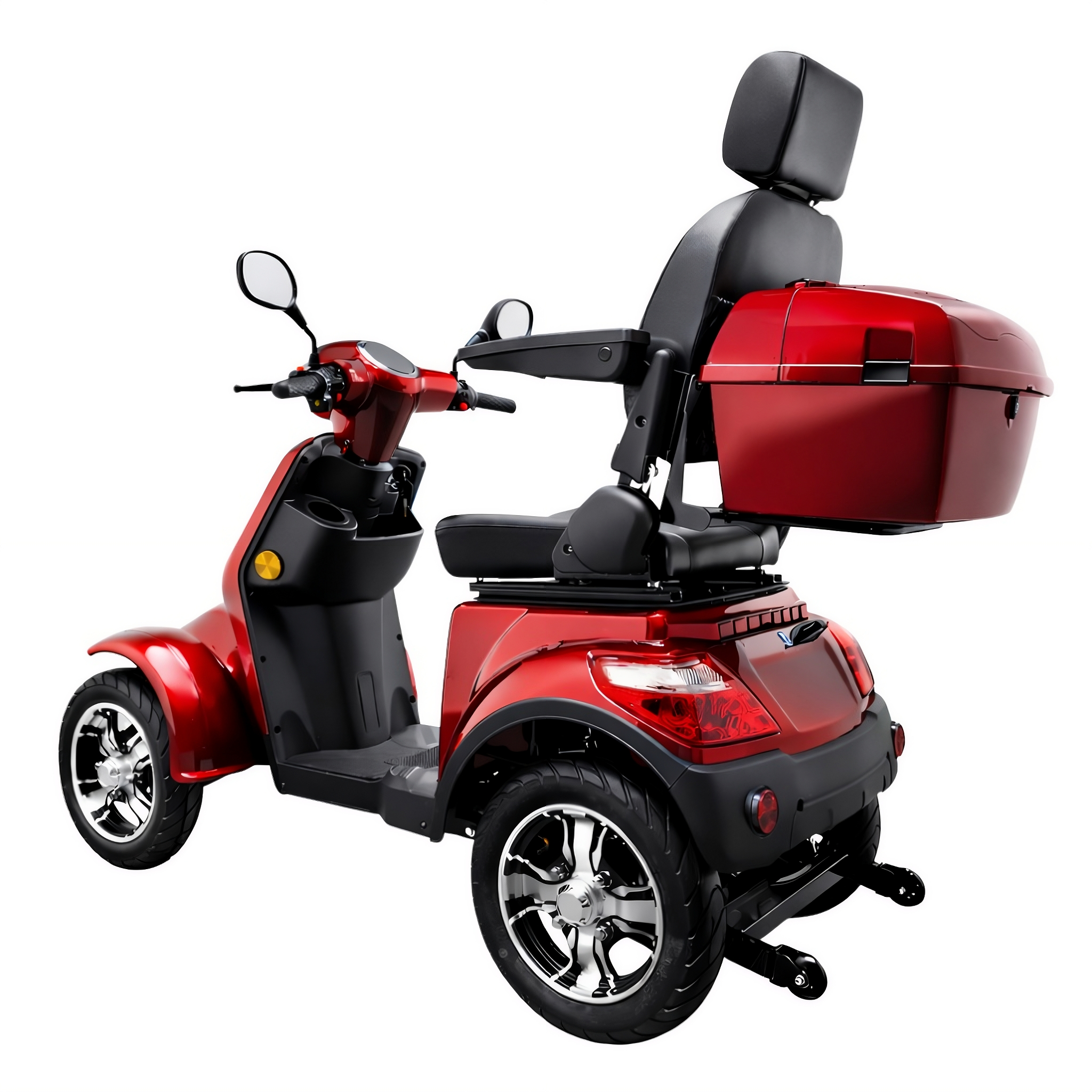 SEVION Elektromobil PRO 40 Senioren Elektromobil Velvet Red schräg hinten links