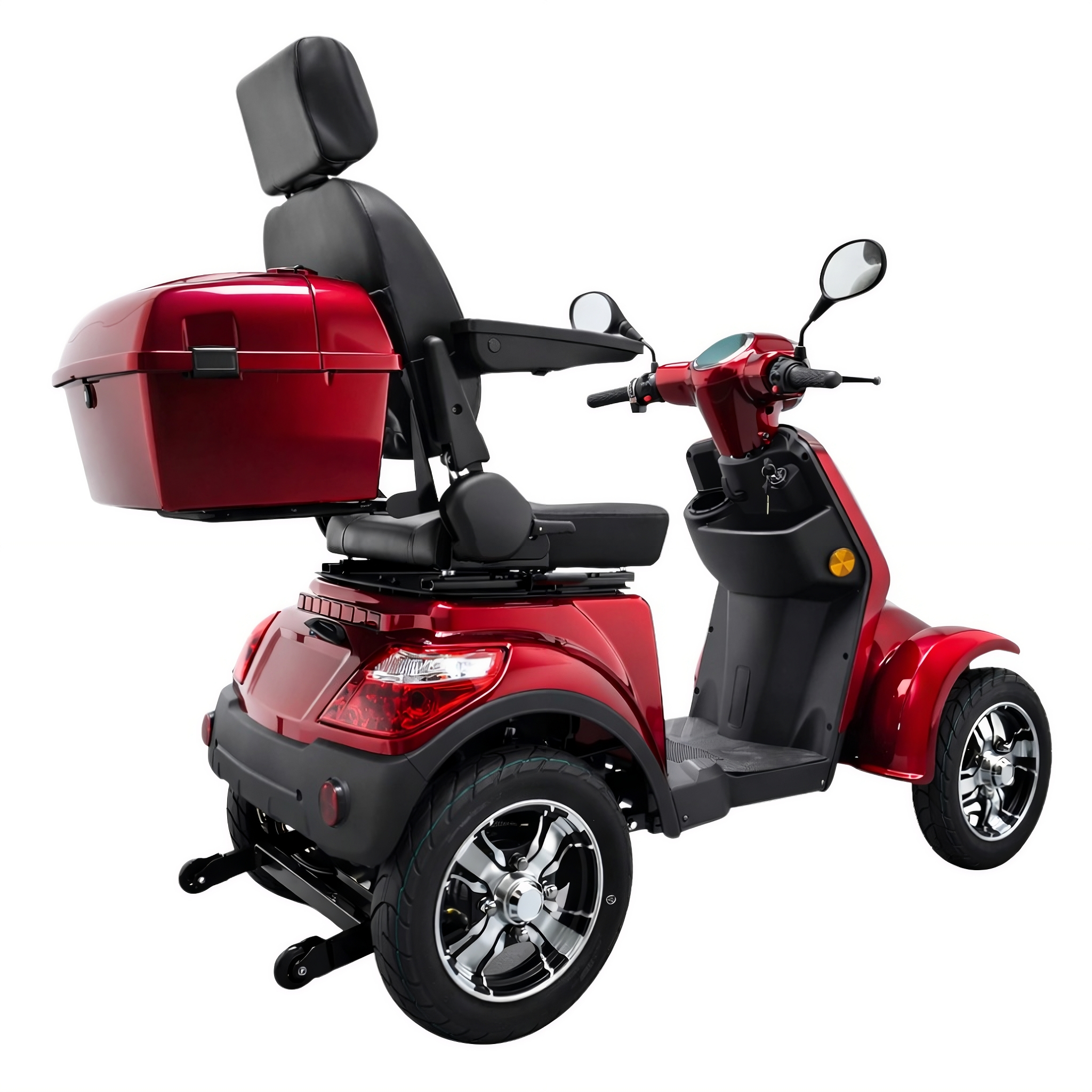 SEVION Elektromobil PRO 40 Senioren Elektromobil Velvet Red schräg hinten rechts