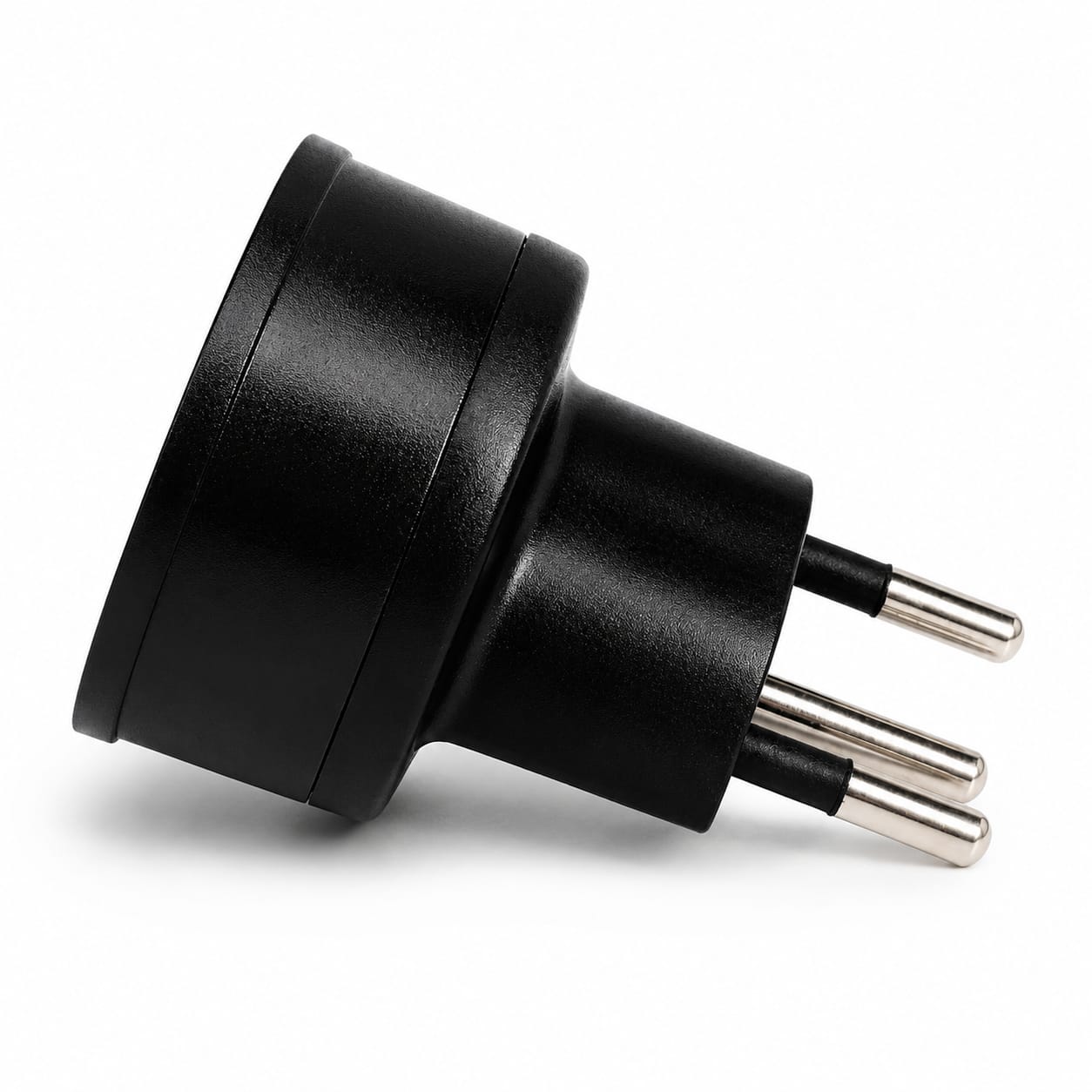 Schweizer T12-Stecker des Star-Biker Adapters mit drei teilisolierten Stiften
