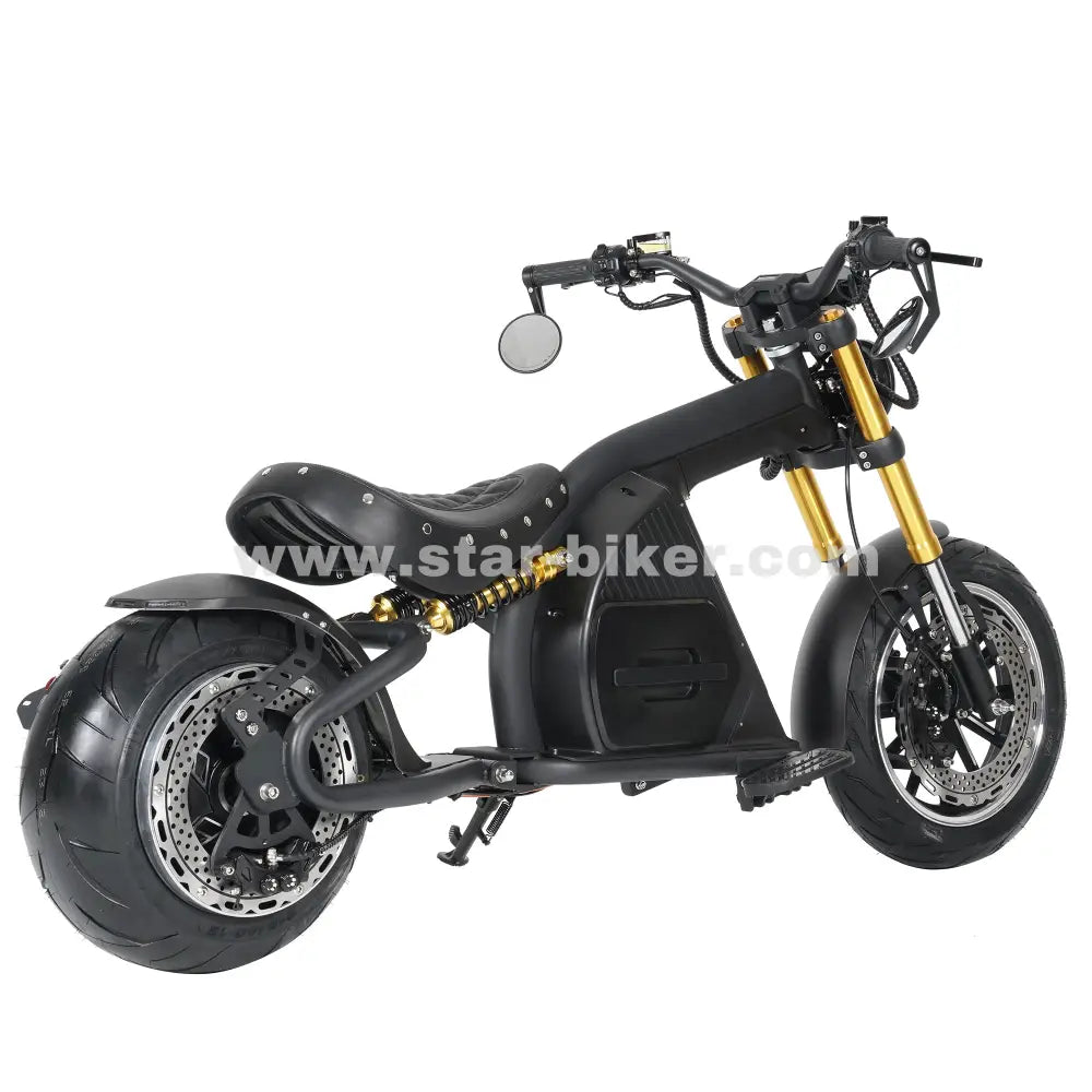 E-Roller E-Chopper Star-Biker Chopper Custom (Mangosteen M8S)  – Elektroroller mit 45 km/h & Straßenzulassung jetzt kaufen
