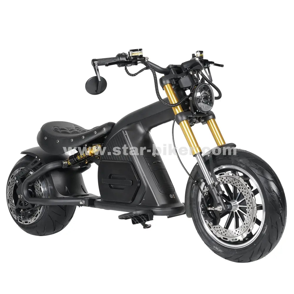E-Roller E-Chopper Star-Biker Chopper Custom (Mangosteen M8S)  – Elektroroller mit 45 km/h & Straßenzulassung jetzt kaufen