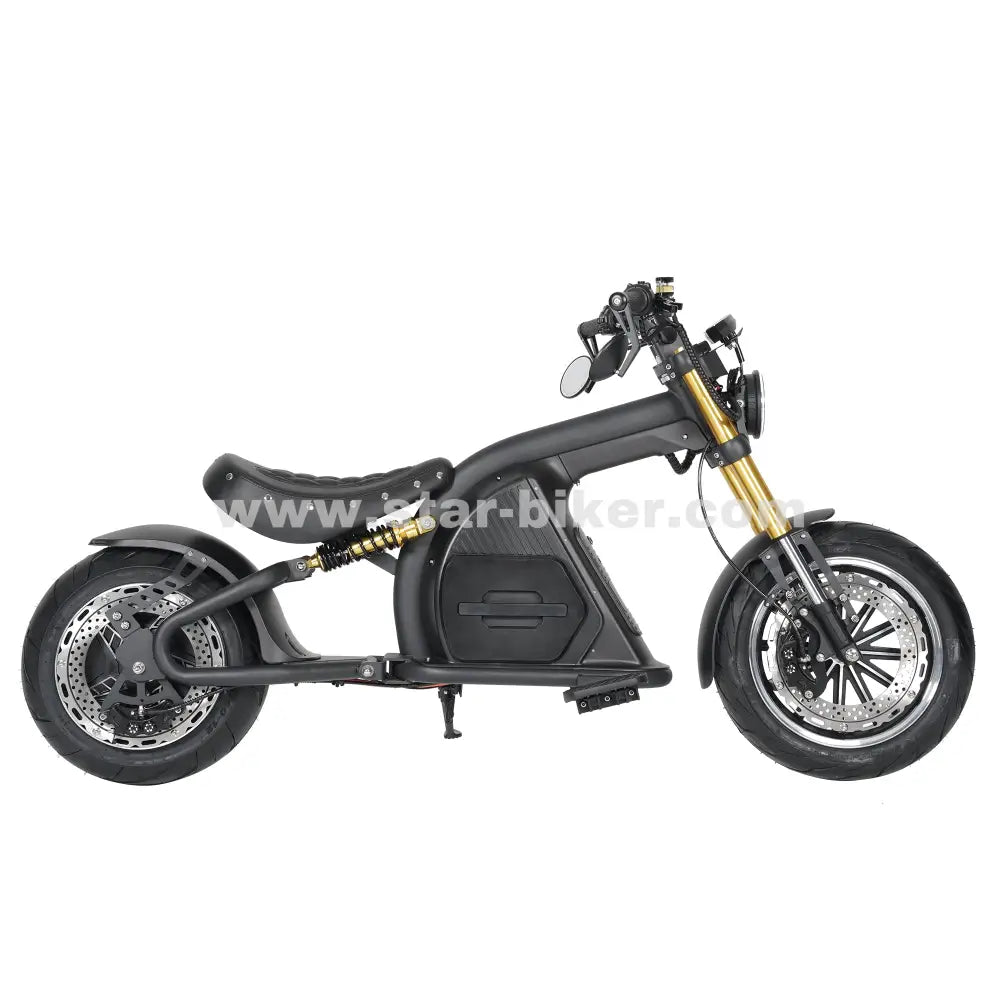E-Roller E-Chopper Star-Biker Chopper Custom (Mangosteen M8S)  – Elektroroller mit 45 km/h & Straßenzulassung jetzt kaufen