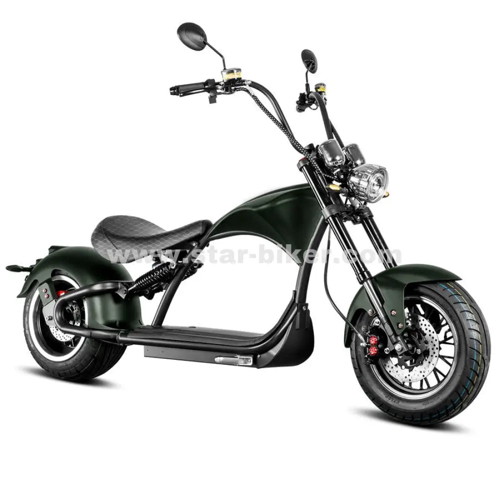 E-Roller E-Chopper Star-Biker Chopper M1P (Mangosteen M1 M1P oder Futura X9)  – Elektroroller mit 45 km/h & Straßenzulassung jetzt kaufen
