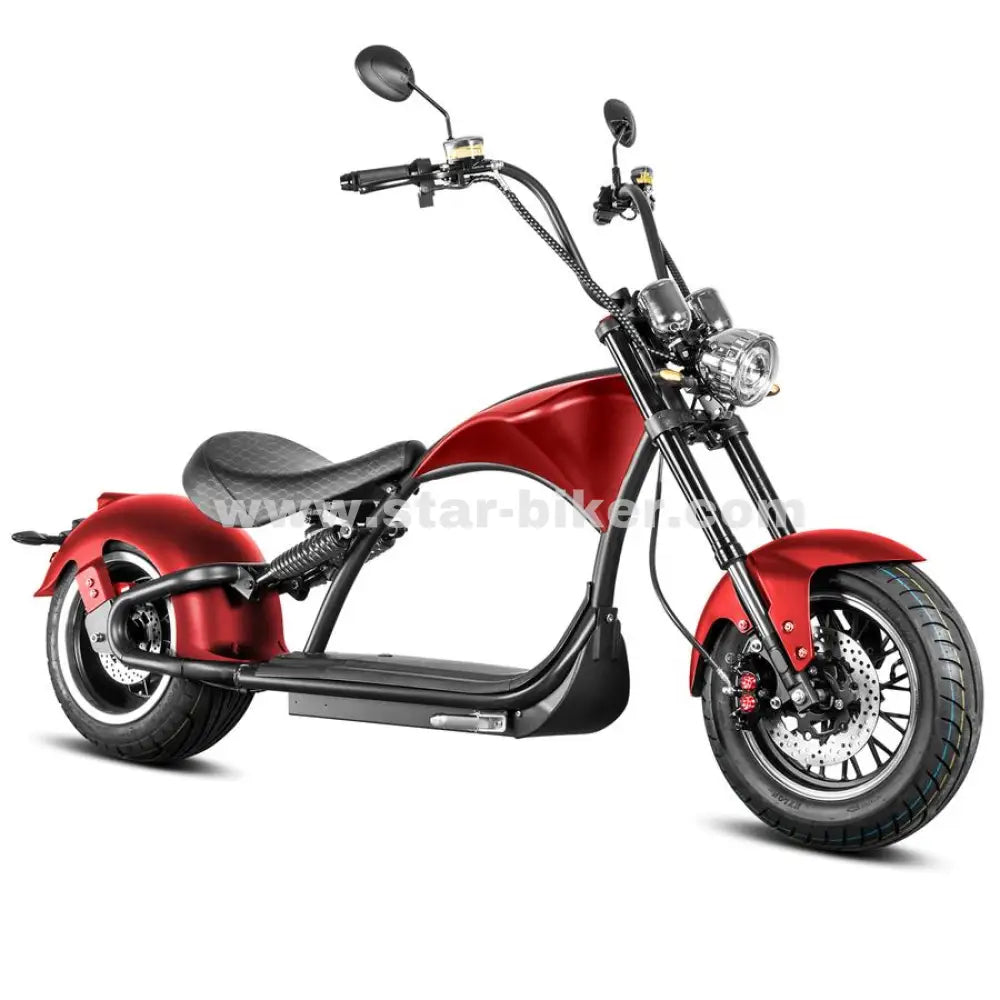 E-Roller E-Chopper Star-Biker Chopper M1P (Mangosteen M1 M1P oder Futura X9)  – Elektroroller mit 45 km/h & Straßenzulassung jetzt kaufen