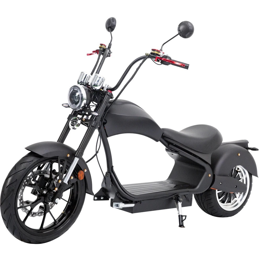 Star-Biker Chopper SB3, E-Chopper mit breiter Frontverkleidung und Fat-Tire-Bereifung