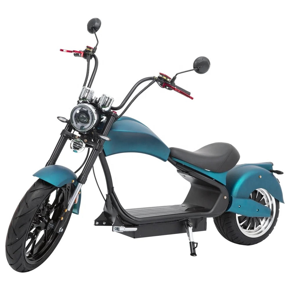 Star-Biker Chopper SB3, E-Chopper mit breiter Frontverkleidung und Fat-Tire-Bereifung