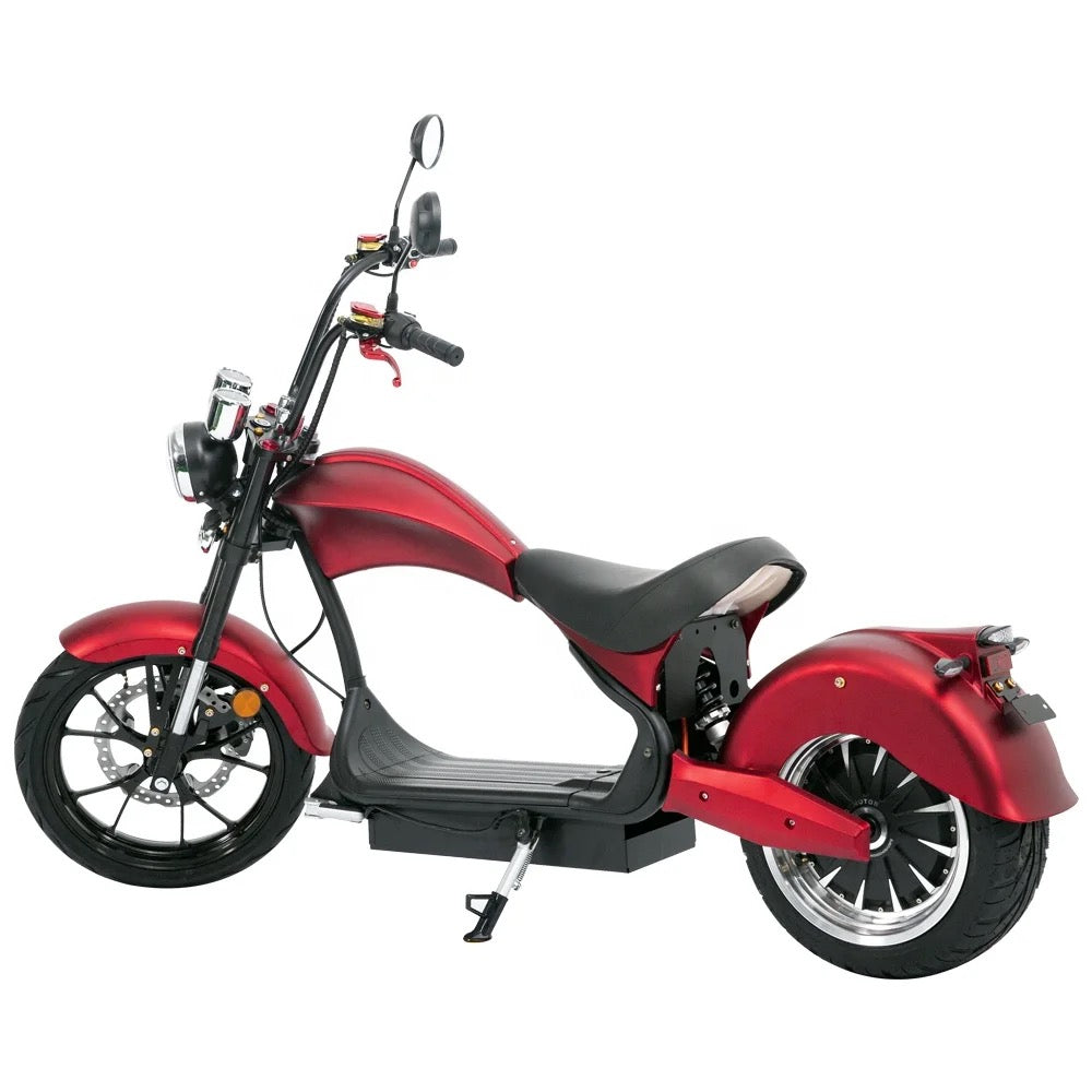 Star-Biker Chopper SB3, E-Chopper mit breiter Frontverkleidung und Fat-Tire-Bereifung