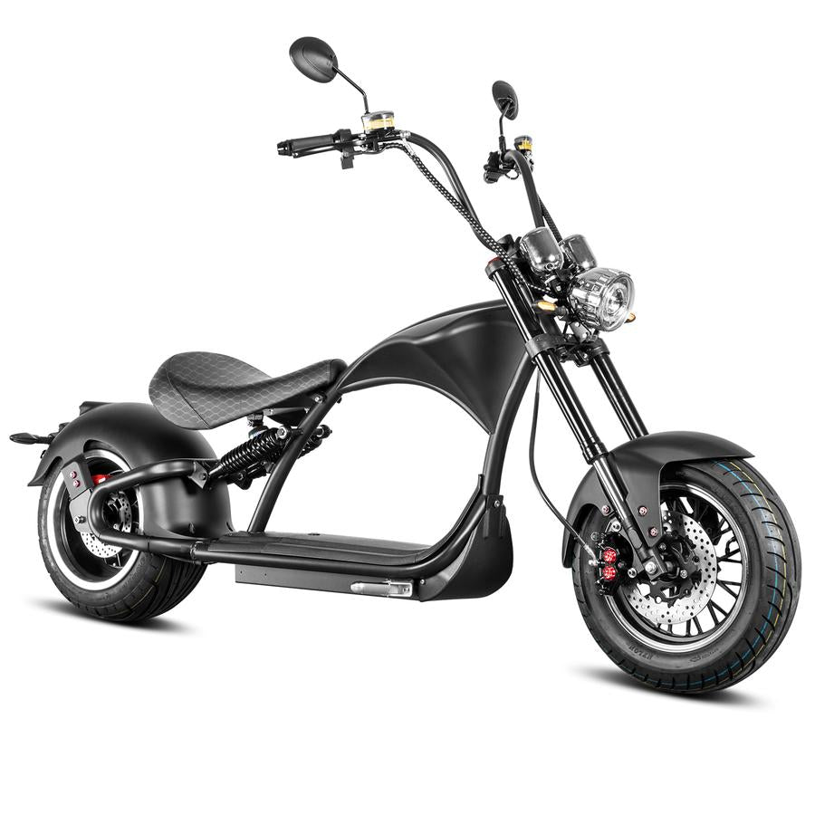Star-Biker Chopper M1P Classic, E-Chopper mit Fat-Tire-Bereifung und Einzelsitz
