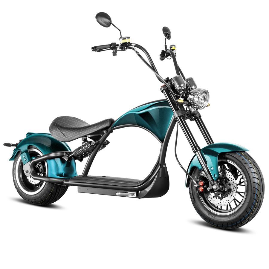 Star-Biker Chopper M1P Classic, E-Chopper mit Fat-Tire-Bereifung und Einzelsitz