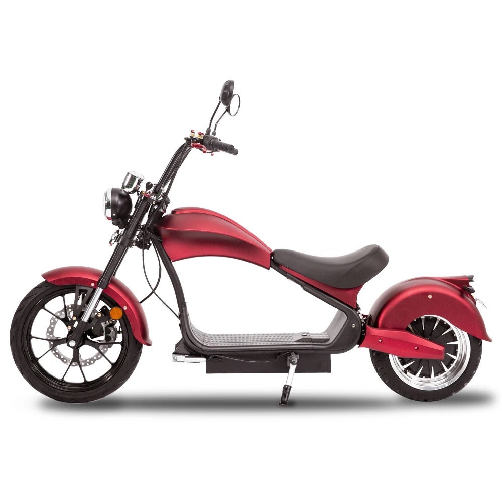 Star-Biker Chopper SB3, E-Chopper mit breiter Frontverkleidung und Fat-Tire-Bereifung
