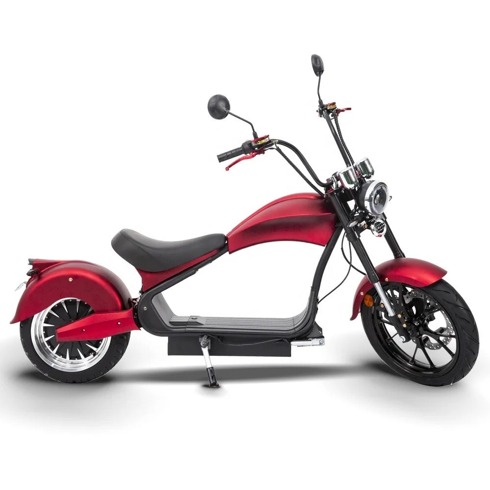 Star-Biker Chopper SB3, E-Chopper mit breiter Frontverkleidung und Fat-Tire-Bereifung