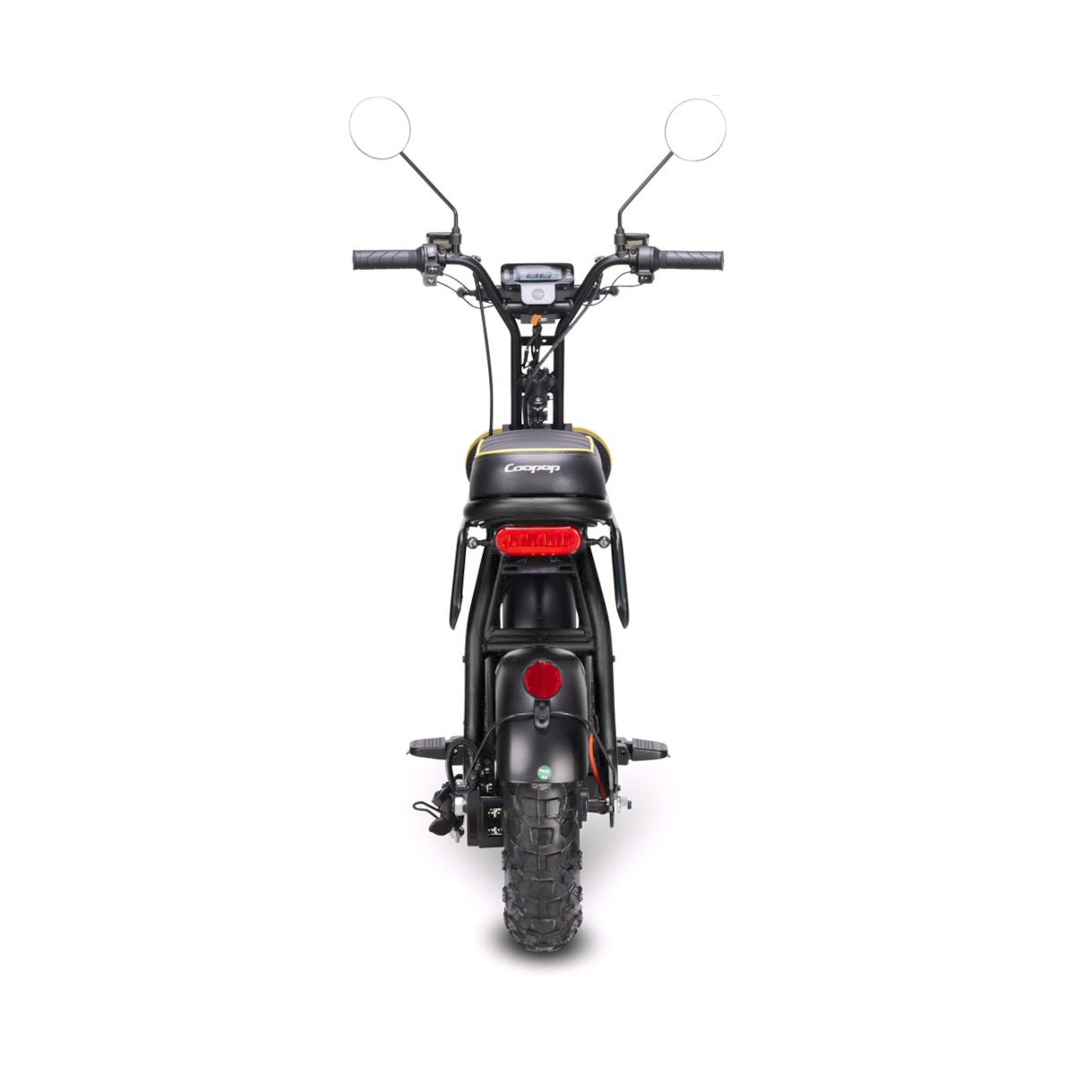 Star-Biker Monkey Offroad, kompakter E-Scooter mit Stollenreifen und durchgehendem Trittbrett