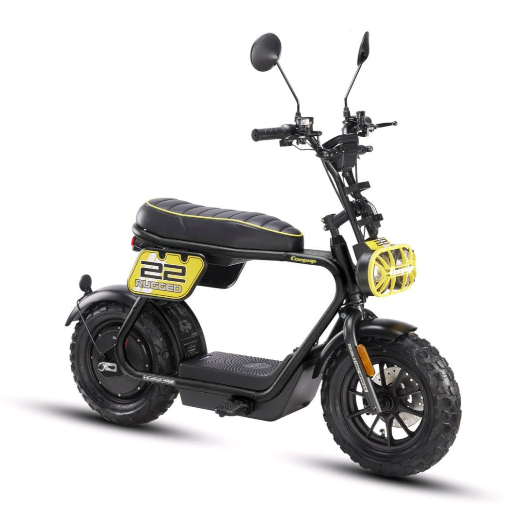 Star-Biker Monkey Offroad, kompakter E-Scooter mit Stollenreifen und durchgehendem Trittbrett