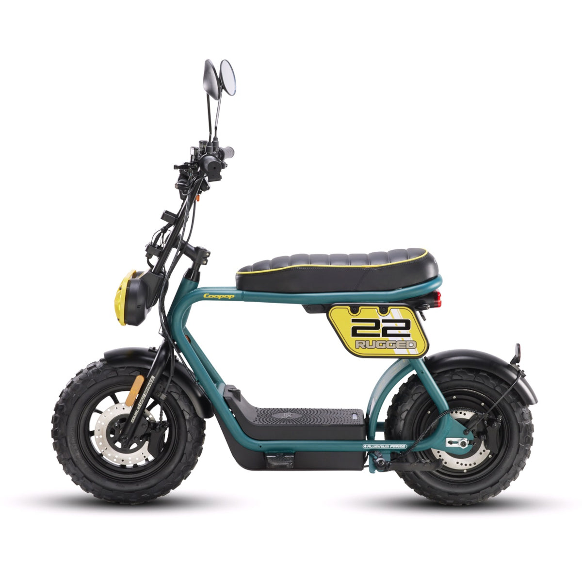 Star-Biker Monkey Offroad, kompakter E-Scooter mit Stollenreifen und durchgehendem Trittbrett