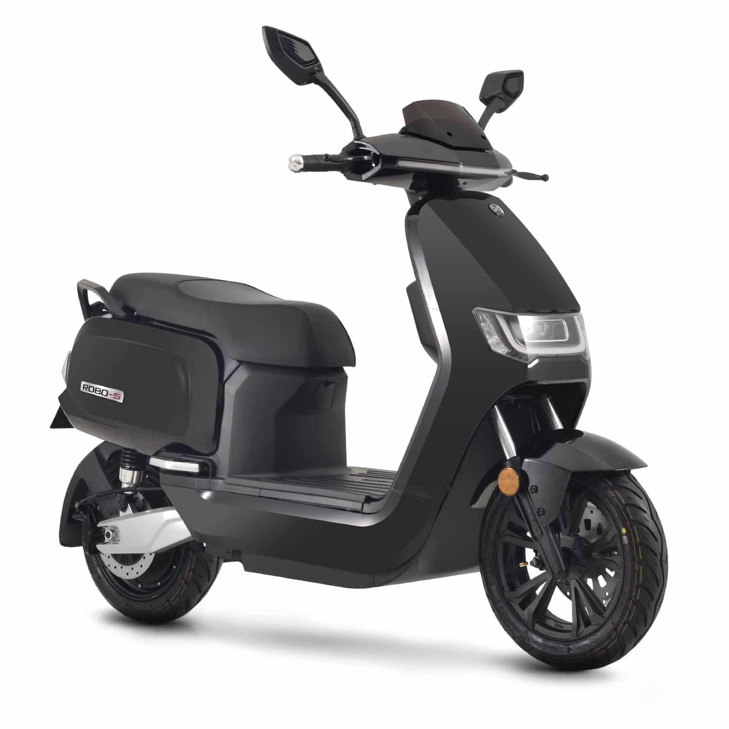 Sunra Robo S, Elektroroller mit Topcase und Voll-LED-Beleuchtung