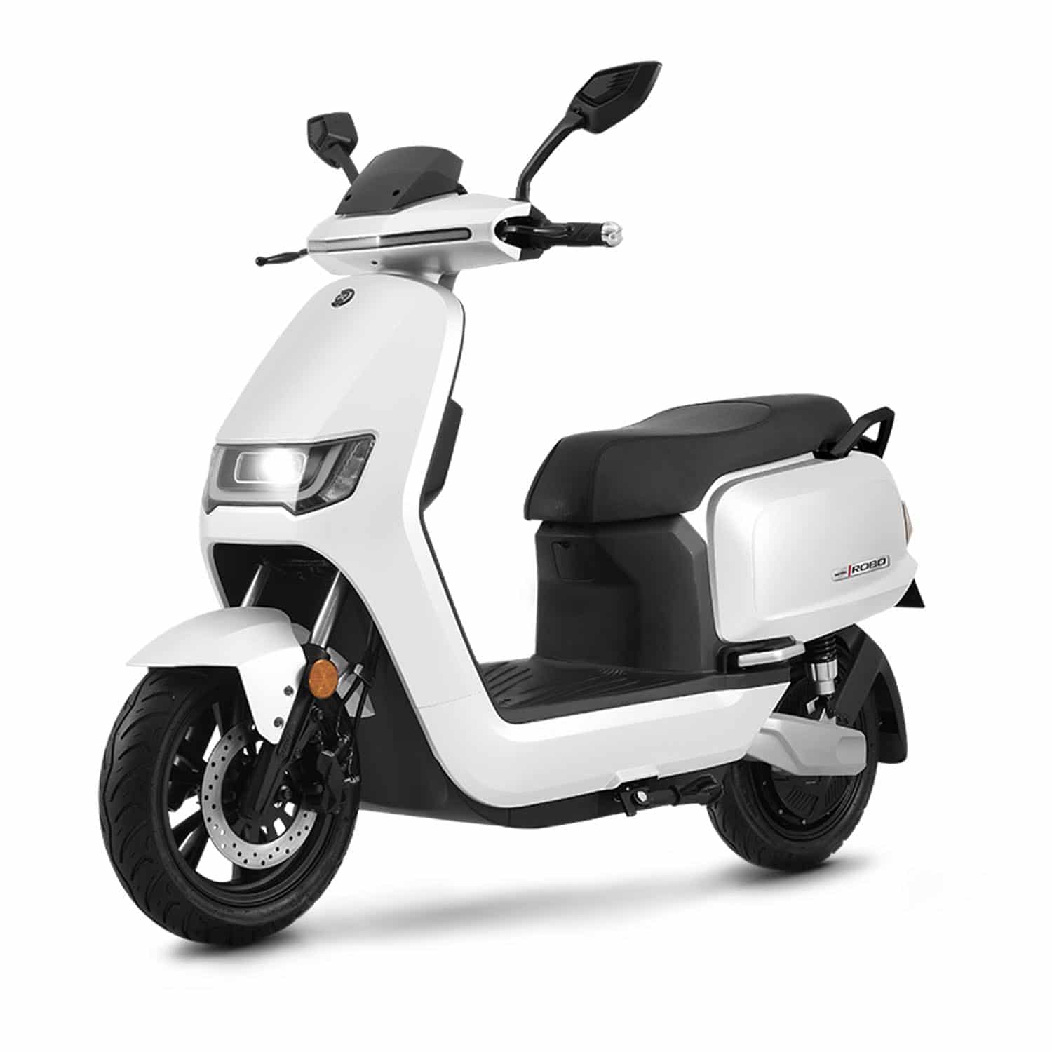 Sunra Robo S, Elektroroller mit Topcase und Voll-LED-Beleuchtung
