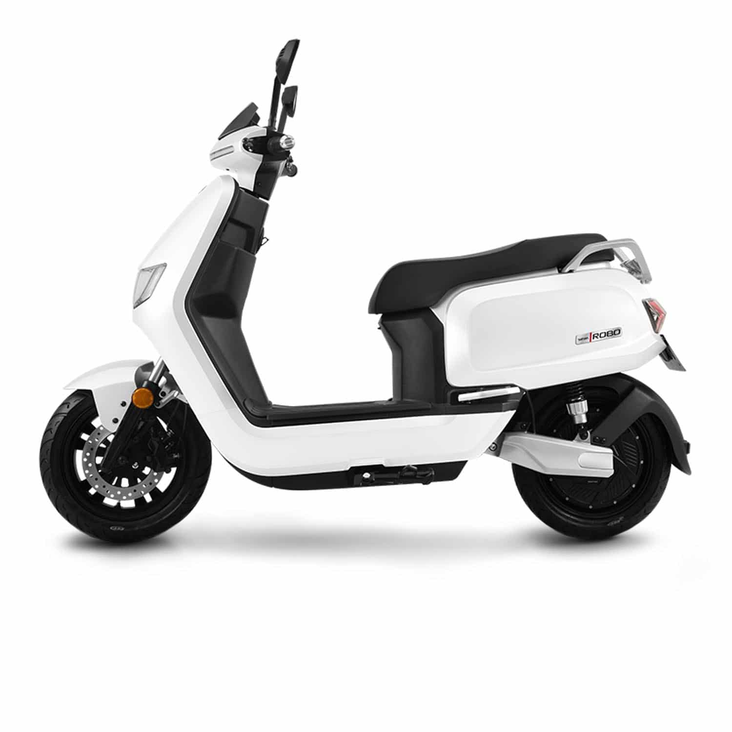 Sunra Robo S, Elektroroller mit Topcase und Voll-LED-Beleuchtung